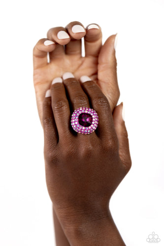 Glistening Grit - Pink Ring - The Jazzy T Collections