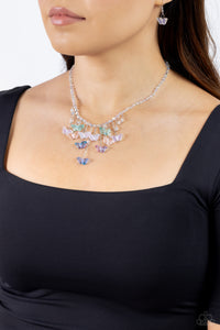 Majestic Metamorphosis - Multi Butterfly Necklace - The Jazzy T Collections