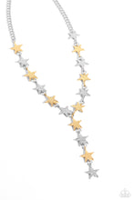 Load image into Gallery viewer, Reach for the Stars - Multi Gold &amp; Silver Necklace - The Jazzy T Collections
