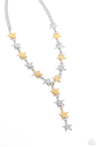 Reach for the Stars - Multi Gold & Silver Necklace - The Jazzy T Collections