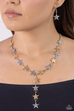 Load image into Gallery viewer, Reach for the Stars - Multi Gold &amp; Silver Necklace - The Jazzy T Collections
