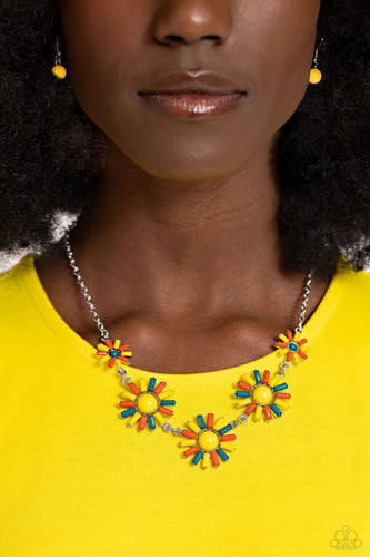 SUN and Fancy Free - Yellow Necklace - The Jazzy T Collections