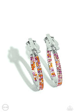 Load image into Gallery viewer, Outstanding Ombré - Orange Hoop Earrings - The Jazzy T Collections
