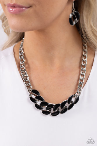 CURB Craze - Black Necklace - The Jazzy T Collections