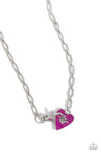 Load image into Gallery viewer, Radical Romance - Pink Heart Necklace - The Jazzy T Collections
