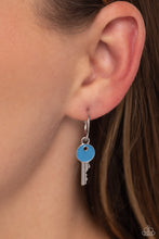 Load image into Gallery viewer, Key Performance - Blue Earrings - The Jazzy T Collections
