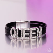 Load image into Gallery viewer, Queen of My Life - Black Bracelet - November 2023 Life Of The Party - The Jazzy T Collections
