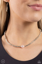 Load image into Gallery viewer, Tasteful Triangles - Pink Pearl Necklace - The Jazzy T Collections
