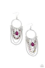 Load image into Gallery viewer, Cascading Clash - Multi Rhinestone Earrings - The Jazzy T Collections
