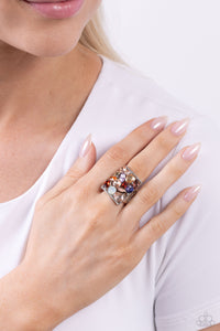 Bedazzled Backdrop - Brown Rhinestone Ring - The Jazzy T Collections