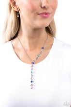 Load image into Gallery viewer, Diagonal Daydream - Multi Rhinestone Necklace - The Jazzy T Collections
