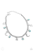 Load image into Gallery viewer, Stellar Sashay - Blue Anklet Paparazzi Accessories
