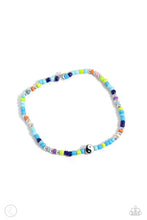 Load image into Gallery viewer, Seize the Shapes - Blue Anklet Paparazzi Accessories
