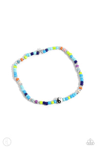 Seize the Shapes - Blue Anklet Paparazzi Accessories