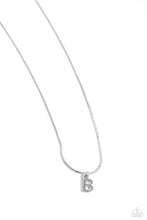 Load image into Gallery viewer, Seize the Initial - Silver &quot;B&quot; Necklace - The Jazzy T Collections
