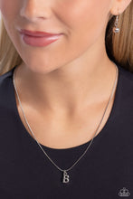 Load image into Gallery viewer, Seize the Initial - Silver &quot;B&quot; Necklace - The Jazzy T Collections
