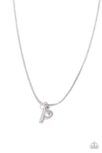 Load image into Gallery viewer, Seize the Initial - Silver &quot;P&quot; Necklace - The Jazzy T Collections
