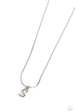 Load image into Gallery viewer, Seize the Initial - Silver &quot;S&quot; Necklace - The Jazzy T Collections
