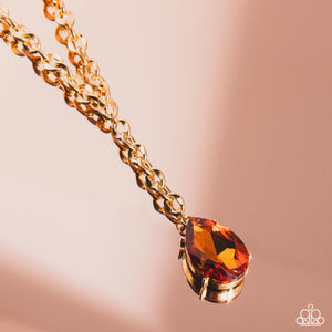 Benevolent Bling - Gold Topaz Necklace - The Jazzy T Collections