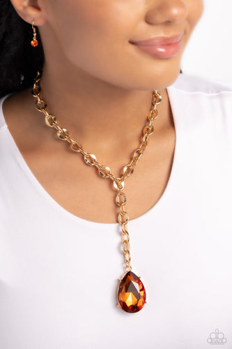 Benevolent Bling - Gold Topaz Necklace - The Jazzy T Collections