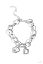 Load image into Gallery viewer, Guess Now Its INITIAL - White &quot;D&quot;  Bracelet - The Jazzy T Collections
