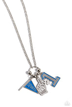 Load image into Gallery viewer, Cheering Section - Blue Necklace - The Jazzy T Collections
