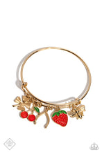 Load image into Gallery viewer, Fruit Freestyle - Gold Bracelet Paparazzi Accessories
