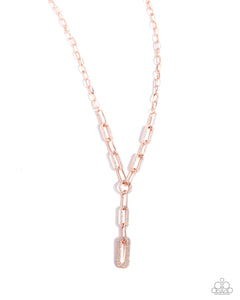 Refined Rebel - Copper Necklace Paparazzi Accessories