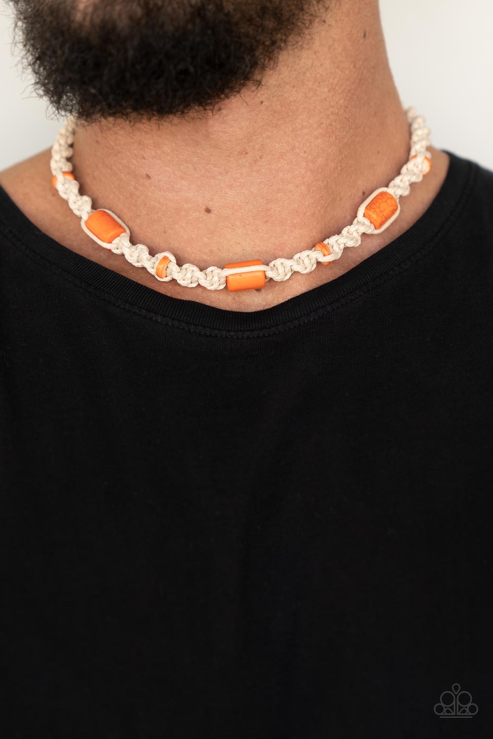 Explorer Exclusive - Orange Stone Urban Necklace - The Jazzy T Collections