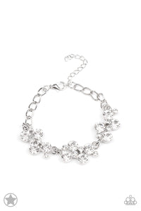 Old Hollywood - White Blockbuster Bracelet - The Jazzy T Collections