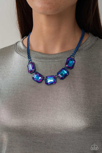 Emerald City Couture - Blue Necklace - The Jazzy T Collections