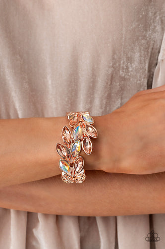 Luminous Laurels - Rose Gold Bracelet - July 2023 Life Of The Party - The Jazzy T Collections