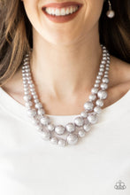 Load image into Gallery viewer, The More The Modest - Silver Pearl Necklace - The Jazzy T Collections
