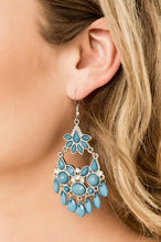 Load image into Gallery viewer, Garden Dream - Blue Earrings - The Jazzy T Collections
