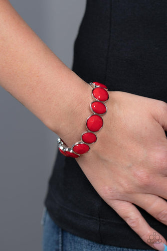 Whimsical Glow - Red Bracelet - The Jazzy T Collections