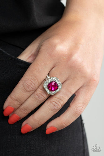 Title Match - Pink Rhinestone Ring - The Jazzy T Collections