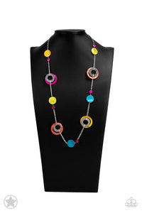 Kaleidoscopically Captivating - Multi Blockbuster Necklace - The Jazzy T Collections