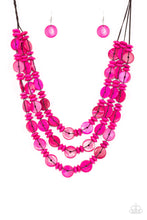 Load image into Gallery viewer, Barbados Bopper - Pink Necklace - The Jazzy T Collections
