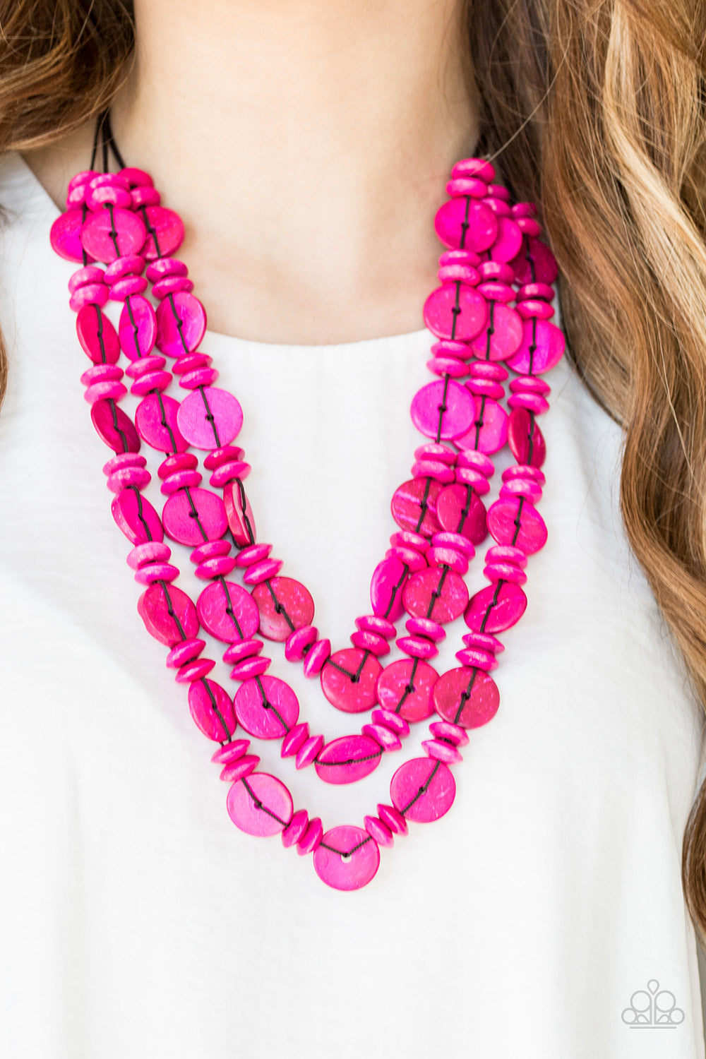 Barbados Bopper - Pink Necklace - The Jazzy T Collections