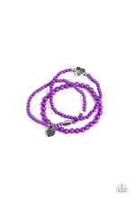 Load image into Gallery viewer, Paparazzi Jewelry Really Romantic - Purple Stretchy Bracelet
