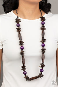 Cozumel Coast - Purple Necklace - The Jazzy T Collections