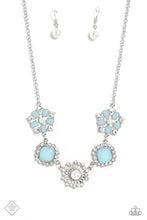 Load image into Gallery viewer, Flower Crown - Blue Necklace - April 2023 Fashion Fix - The Jazzy T Collections
