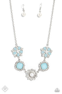 Flower Crown - Blue Necklace - April 2023 Fashion Fix - The Jazzy T Collections