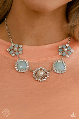 Flower Crown - Blue Necklace - April 2023 Fashion Fix - The Jazzy T Collections