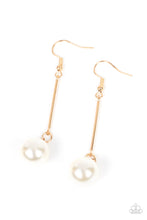 Load image into Gallery viewer, Pearl Redux - Gold Pearl Earrings - The Jazzy T Collections
