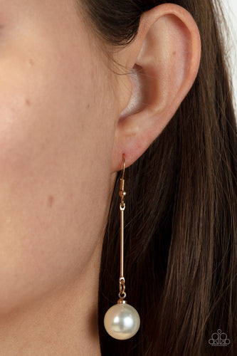 Pearl Redux - Gold Pearl Earrings - The Jazzy T Collections