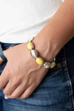 Load image into Gallery viewer, Decadently Dewy - Yellow Bracelet - The Jazzy T Collections
