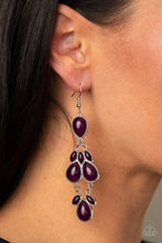 Load image into Gallery viewer, Superstar Social - Purple Earring - The Jazzy T Collections
