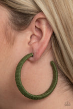 Load image into Gallery viewer, TWINE and Dine - Green Earring - The Jazzy T Collections
