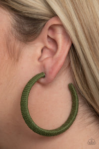 TWINE and Dine - Green Earring - The Jazzy T Collections